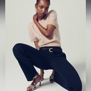 J. Crew Navy Kate Straight Leg Pants (TALL)